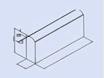 Bordillo 100x28x17x14
